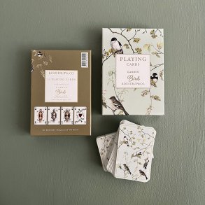 SPILLEKORT - Garden Birds - 2 stk i hver ske  6 sker 