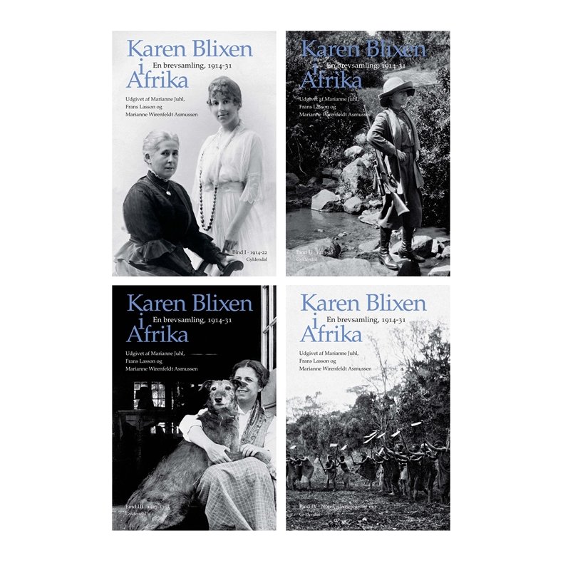Karen Blixen i Afrika En brevsamling 1914-31, bd. I-IV