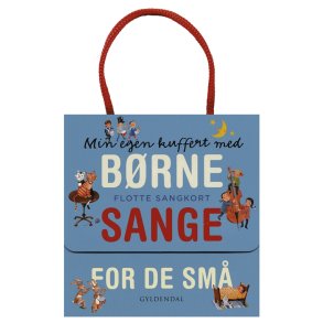Min egen kuffert med brnesange for de sm. Flotte sangkort 