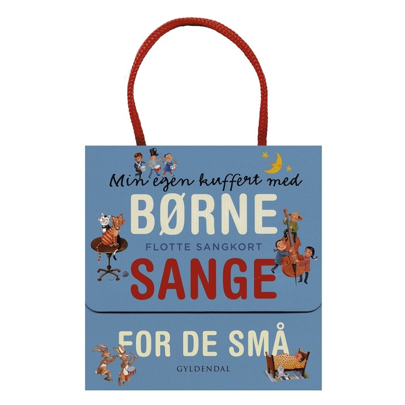 Min egen kuffert med brnesange for de sm. Flotte sangkort 