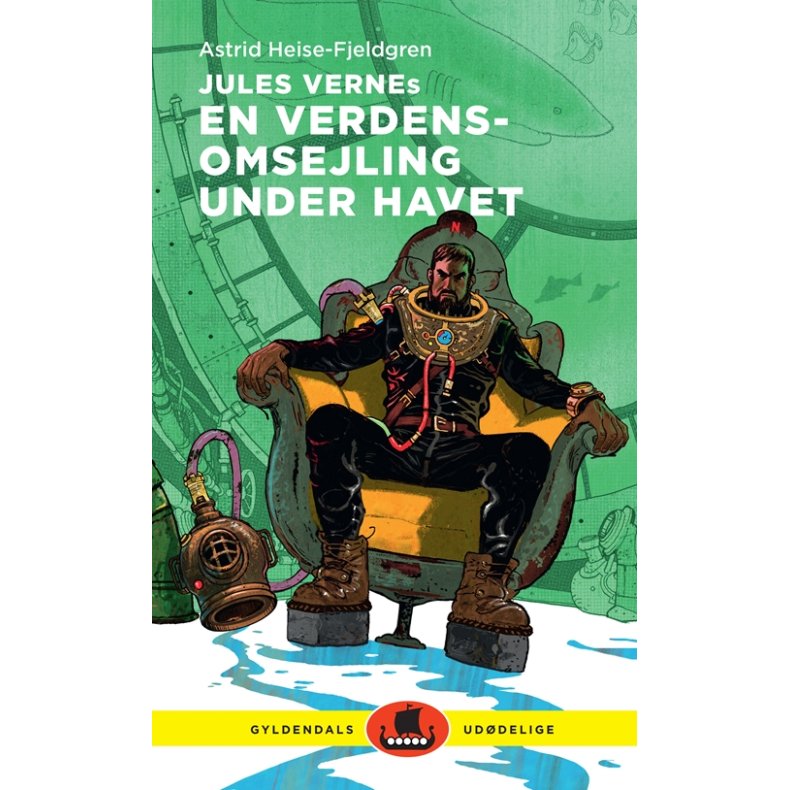 Jules Vernes En verdensomsejling under havet Gyldendals uddelige