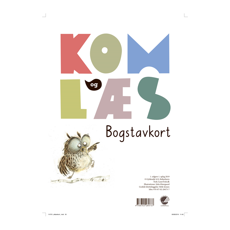 Kom og ls. Bogstavkort 