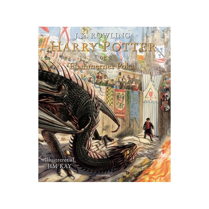 Harry Potter 4 - Harry Potter og Flammernes Pokal - illustreret 