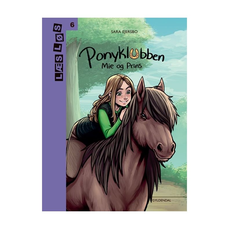 Ponyklubben. Mie og Prins 