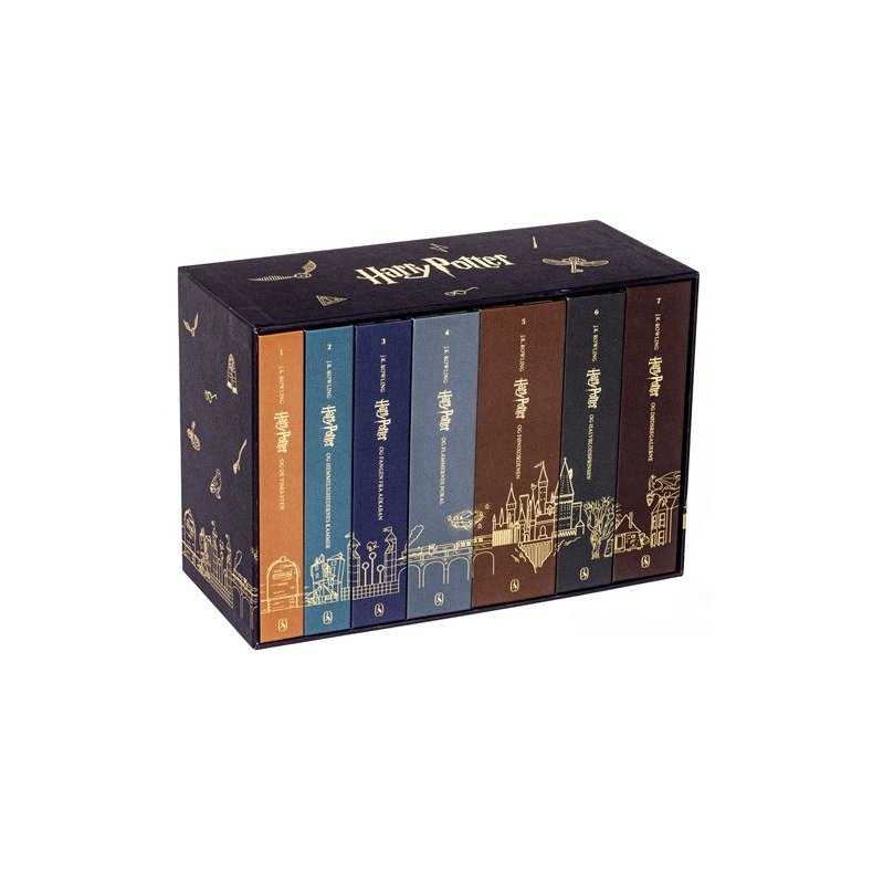 Harry Potter 1-7 - 25 rs jubilumsudgaver i boksst 