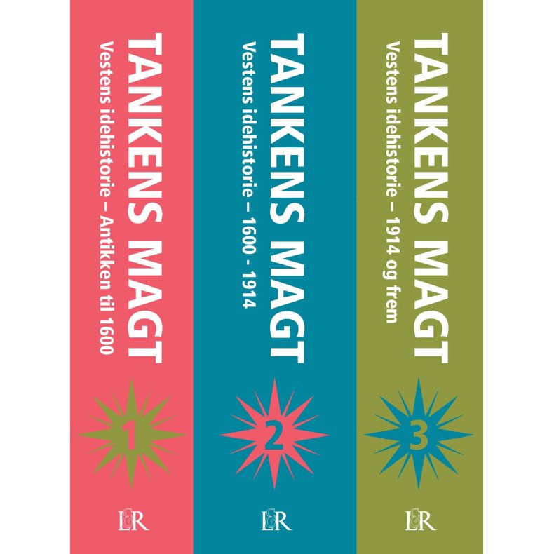 Tankens magt, 1 st bind 1-3, hc. 