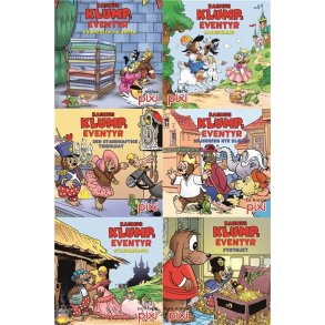 Pixi-serie 132: Rasmus Klump p eventyr (kolli 48) 