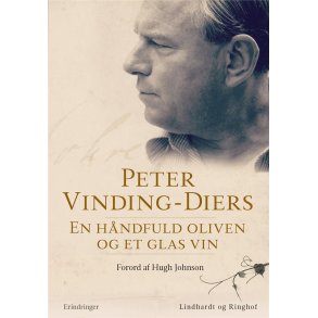 En hndfuld oliven og et glas vin 