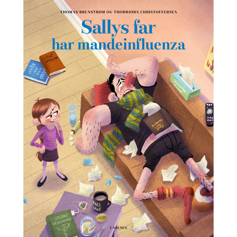 Sallys far har mandeinfluenza 