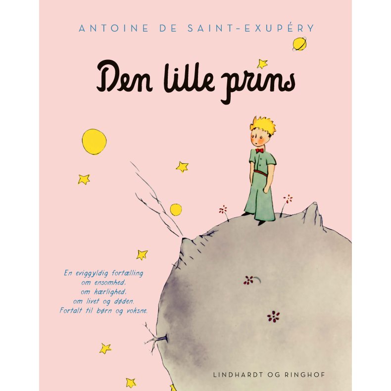 Den lille prins, lyser�d, indbundet m. smudsomslag 