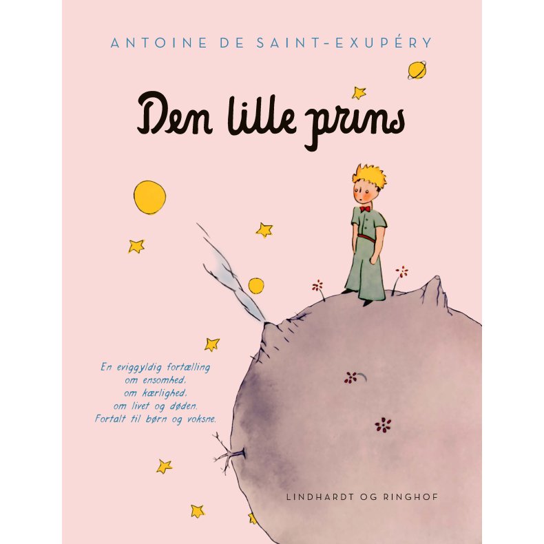 Den lille prins, lyserd hardback 