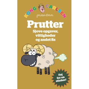 Kong Carlsen - Prutter: Sjove opgaver, vittigheder og andet fis (kolli 5) 