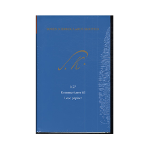 Sren Kierkegaards Skrifter pakke 23, bind 27 + K27 Lse papirer 1830-55