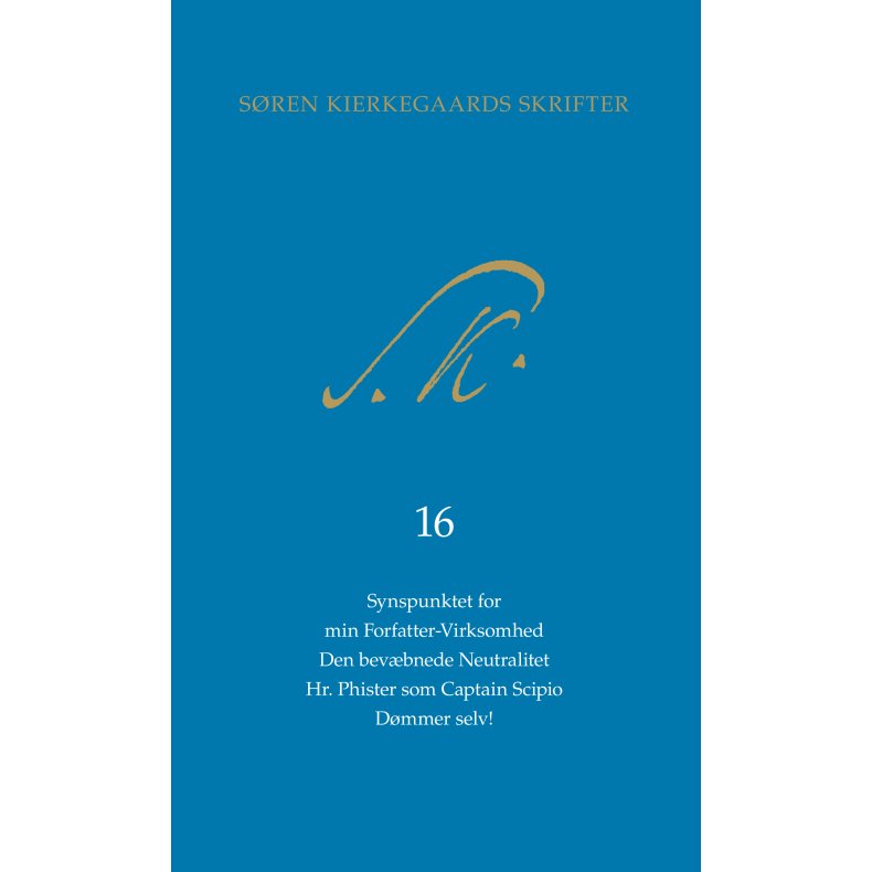 Sren Kierkegaars Skrifter pakke 25, bind 16 + K16 