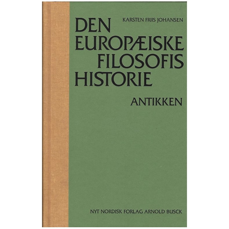 Den europiske filosofis historie Antikken 