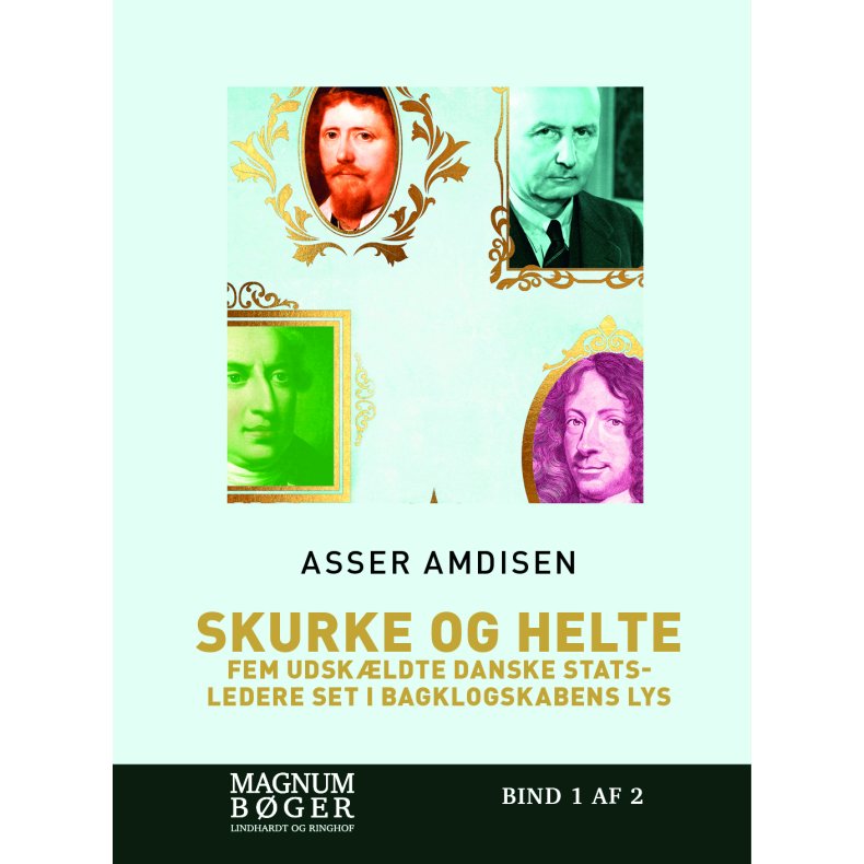 Skurke og helte - fem udskldte danske statsledere set i bagklogskabens lys (Storskrift) 