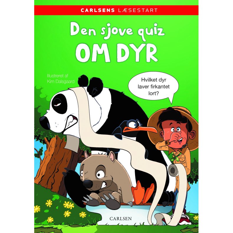 Carlsens Lsestart: Den sjove quiz om dyr 