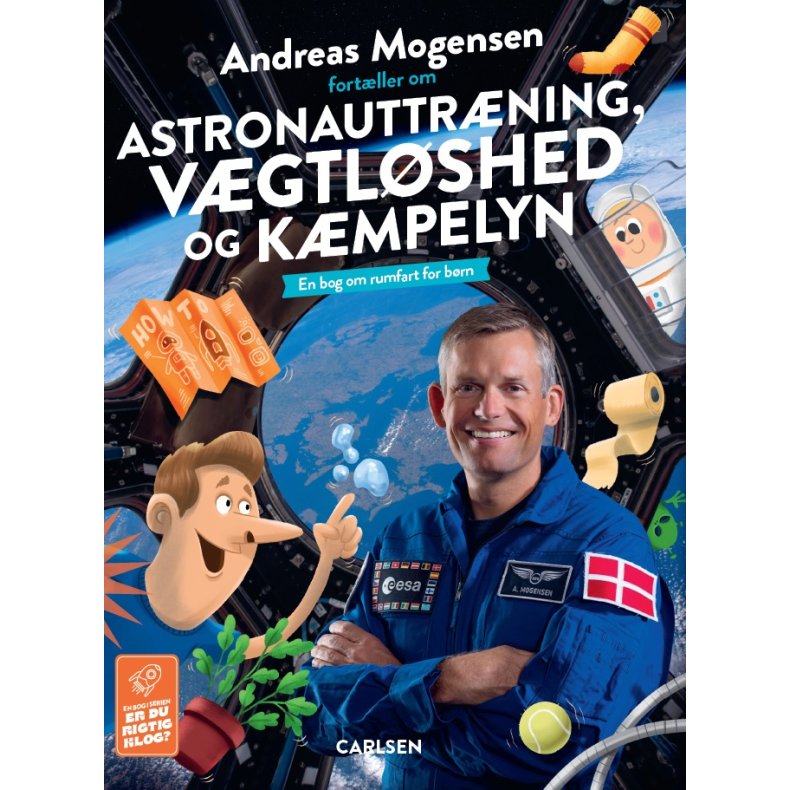 Andreas Mogensen fortller om astronauttrning, vgtlshed og kmpelyn En bog om rumfart for brn