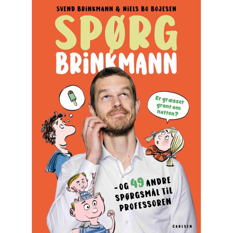 Sp�rg Brinkmann - Er gr�sset gr�nt om natten? og 49 andre sp�rgsm�l til professoren 