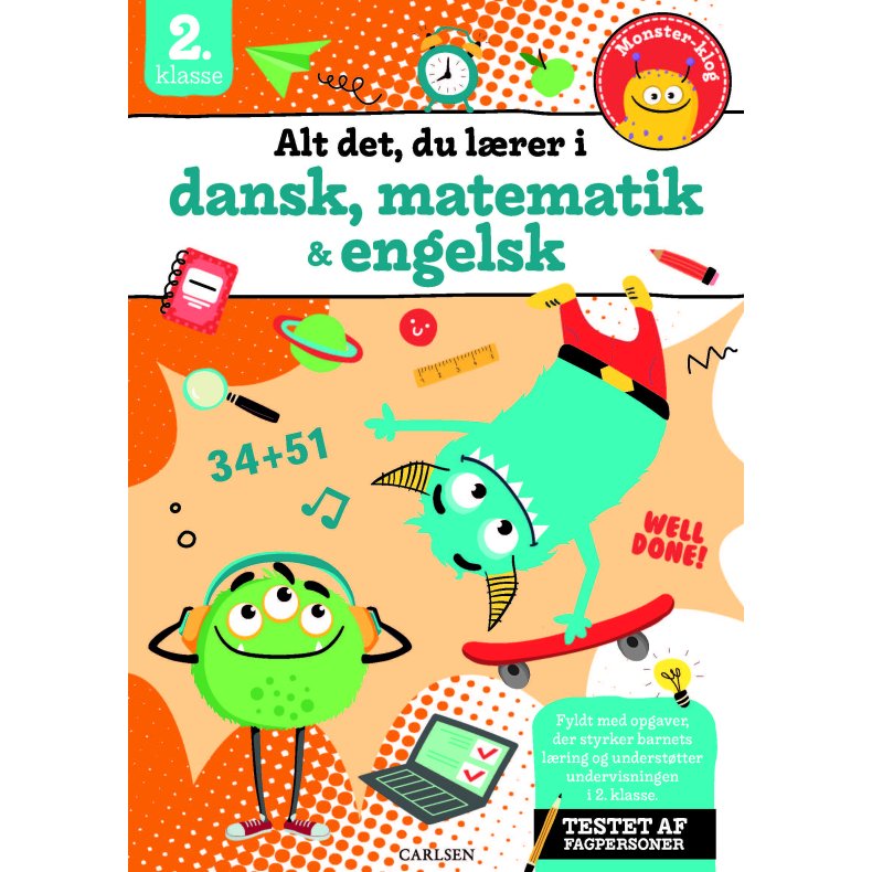 Alt det, du lrer i dansk, matematik & engelsk - 2. klasse 