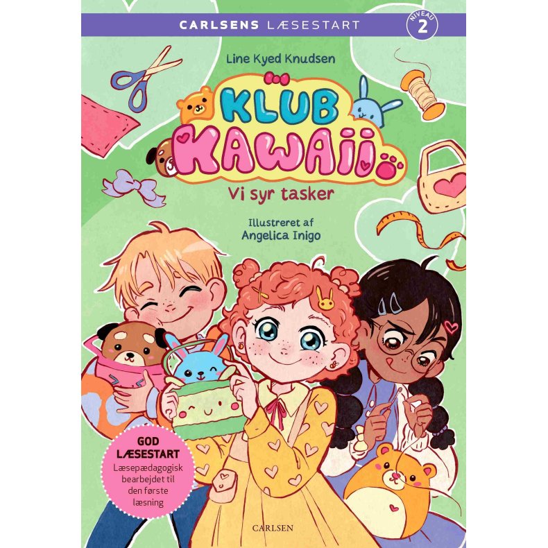 Carlsens Lsestart: Klub Kawaii - Vi syr tasker 