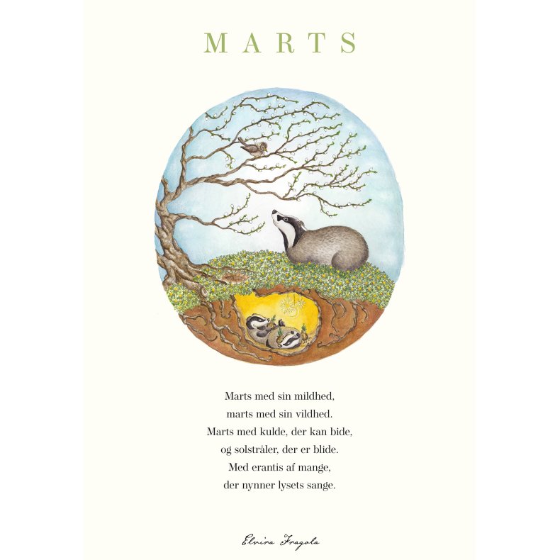 Marts  ret plakat 