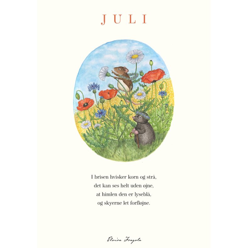 Juli  ret plakat 