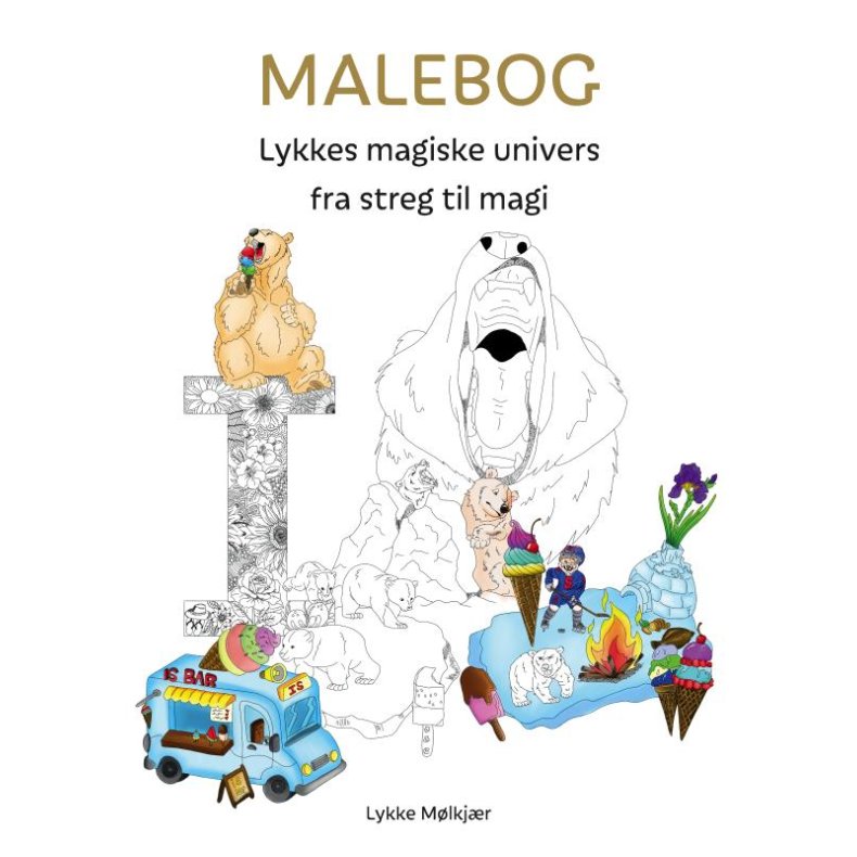 Malebog Lykkes magiske univers fra streg til magi