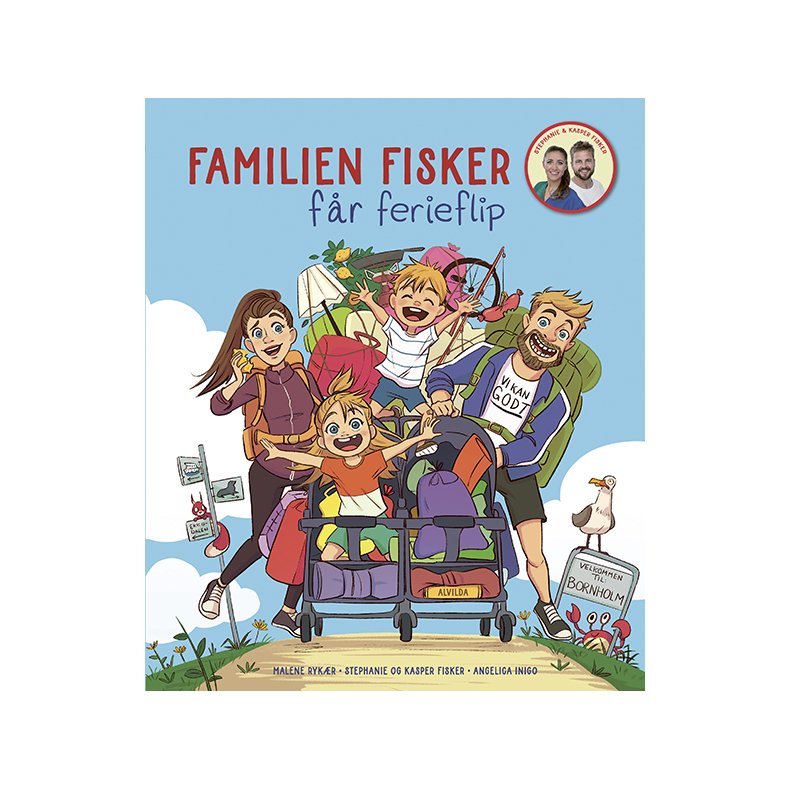 Familien Fisker fr ferieflip 
