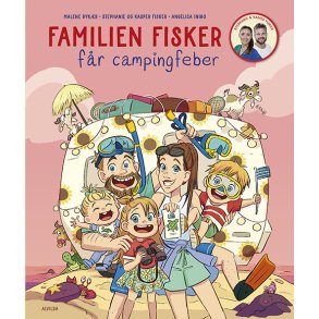 Familien Fisker fr campingfeber 