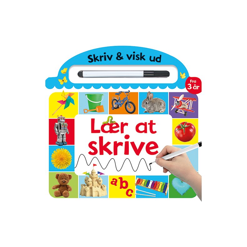 Skriv og visk ud - Lr at skrive papbog med ikke-permanent pen