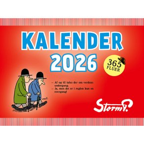 Storm P. - Kalender 2026 - 365 fluer 