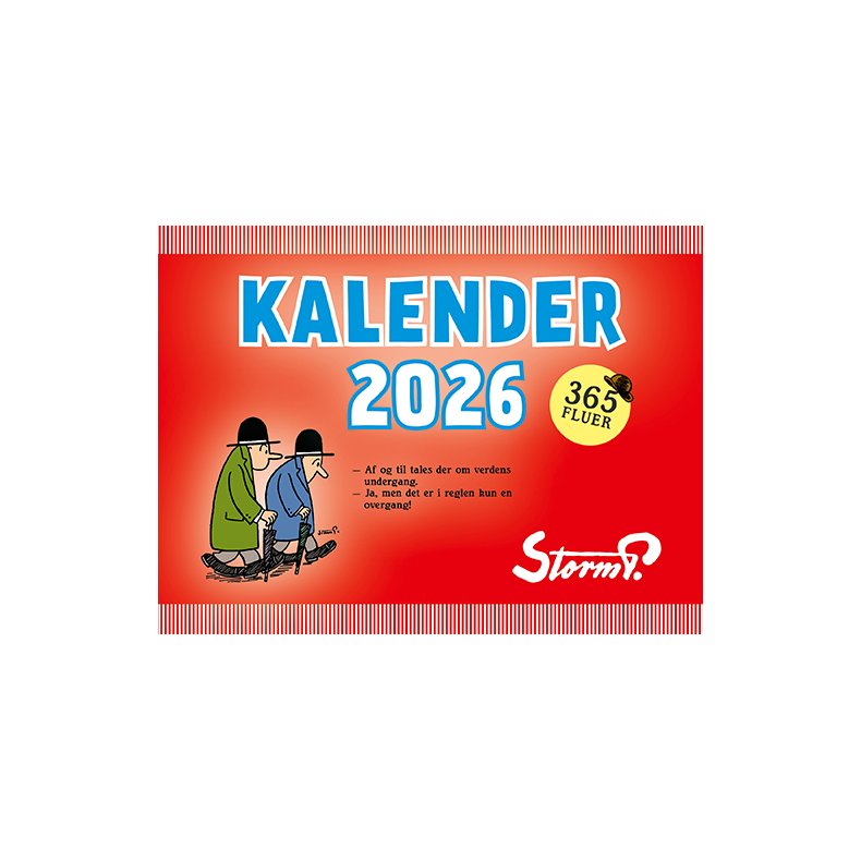 Storm P. - Kalender 2026 - 365 fluer 