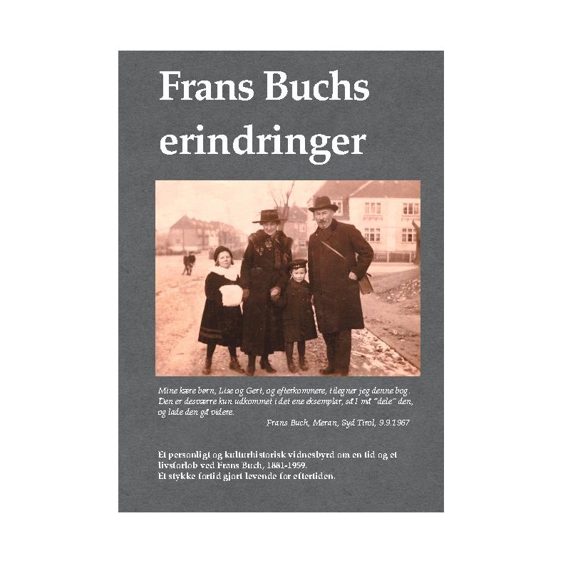 Frans Buchs erindringer 