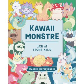 Kawaii monstre l�r at tegne kaiju