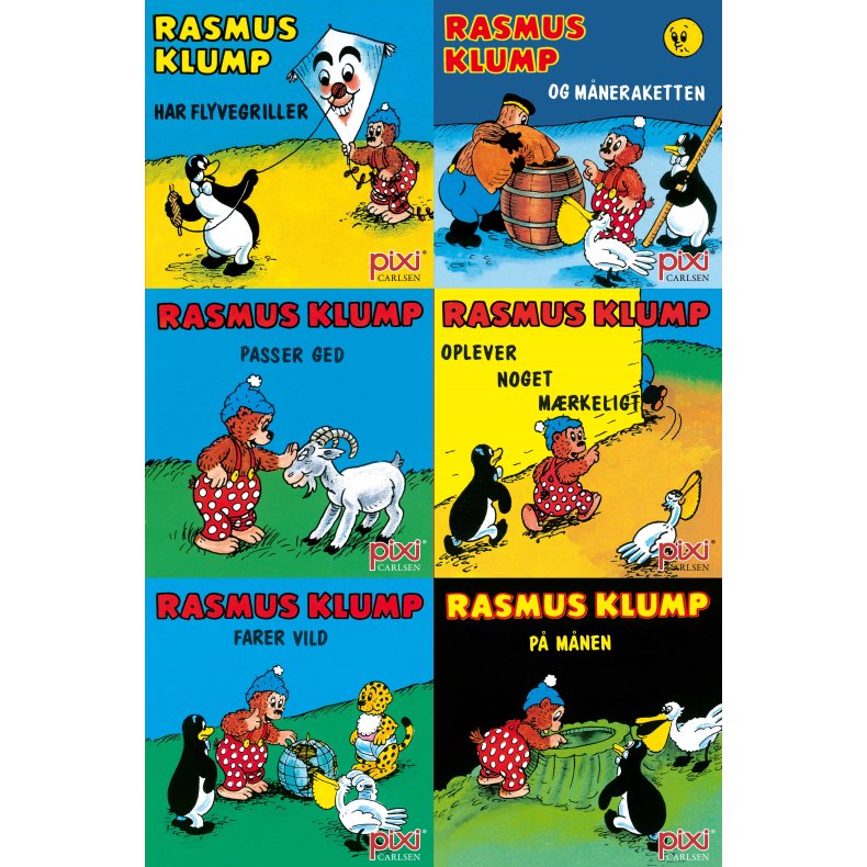 Pixi�-serie 60: Rasmus Klump (kolli 48) 