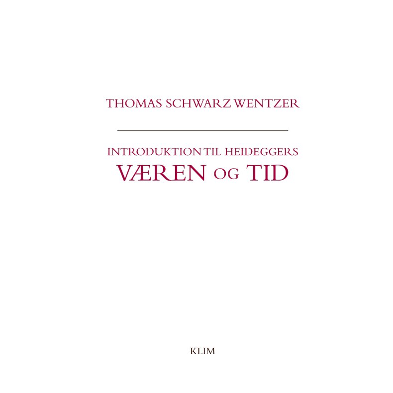 Introduktion til Heideggers Vren og tid 