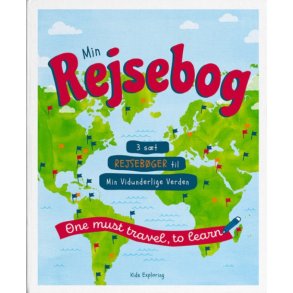 Min Rejsebog 3 st rejsebger til Min Vidunderlige Verden