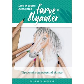 Lr at tegne heste med farveblyanter 