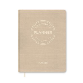 MY FAVORITE PLANNER Udateret Planner / Lys Sand Kalender Udateret / Lys Sand
