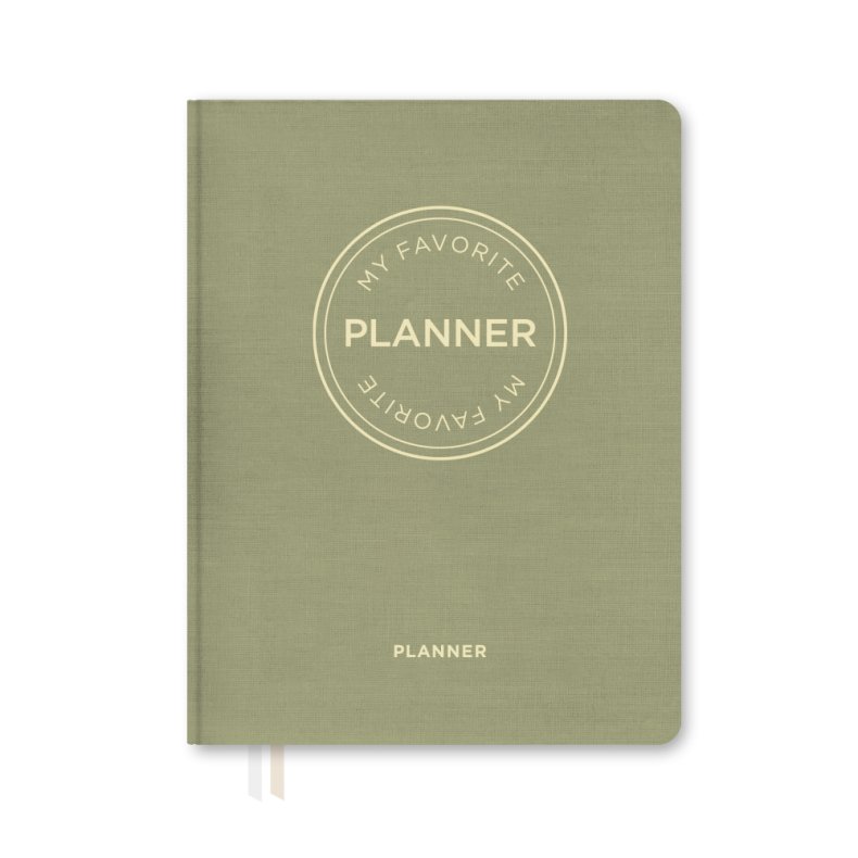 MY FAVORITE PLANNER Dateret 2024 Lys grn Kalender dateret / Lys grn