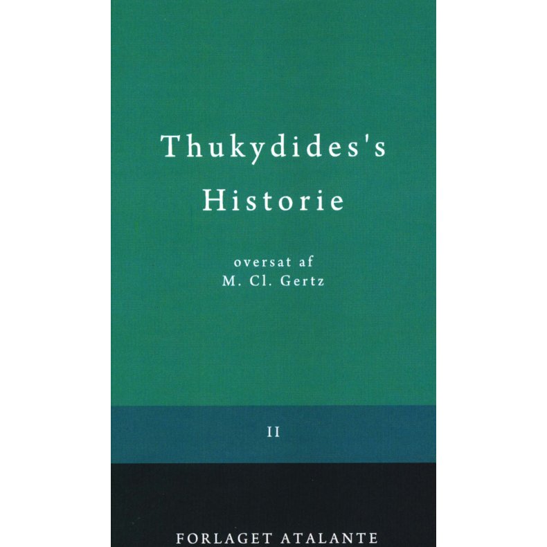 Thukydides's Historie II Andet bind