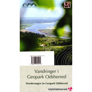 Vandringer i Geopark Odsherred - kort 