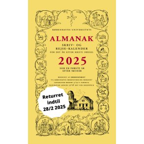 Universitetets Almanak Skriv- og Rejsekalender 2025 