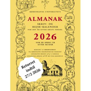 Kbenhavns Universiets Almanak-Skriv og rejseklaender 2026 