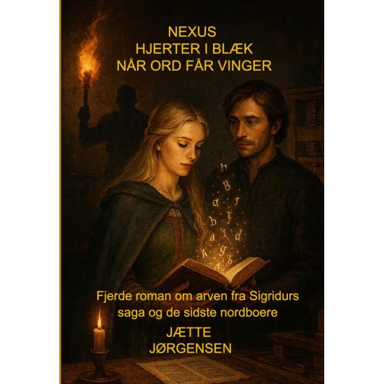 Nexus hjerter i bl�k, n�r ord f�r vinger Fjerde roman om arven fra Sigridurs saga og de sidste nordboere